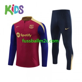 FC Barcelona Kinder Rot Sweatshirts Anzüge 2024-2025